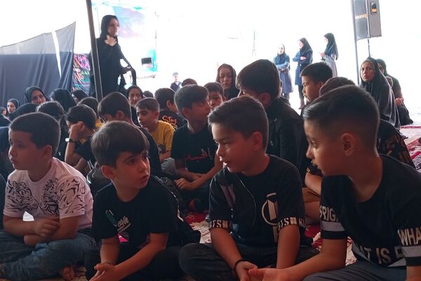 سوگواری سیدالشهدا در دبستان تربیت نصیر شهر