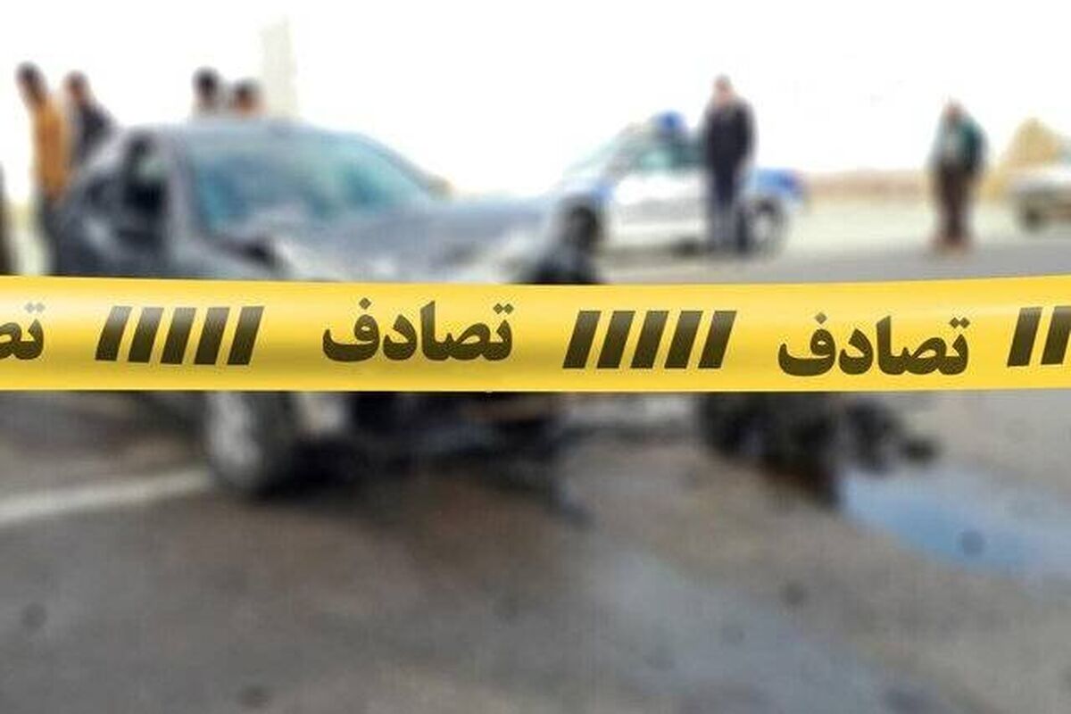 تصادف چند خودرو در اتوبان تهران–قم 