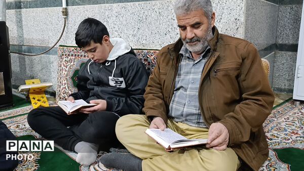 مراسم معنوی احیای شب اول قدر در مسجد جامع سفیددشت 