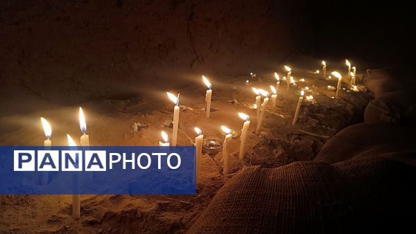 شمع‌های ماتم شام غریبان در لرستان