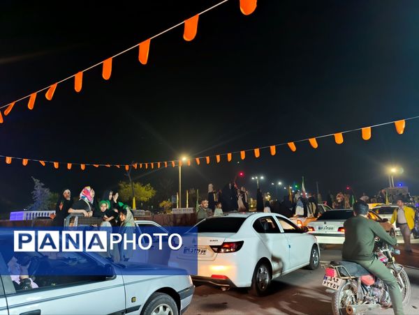 کاروان شادی جشن نیمه شعبان در بوموسی 