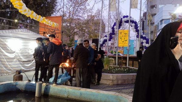 جشن خیابانی مهر علوی در شهرستان کاشمر 