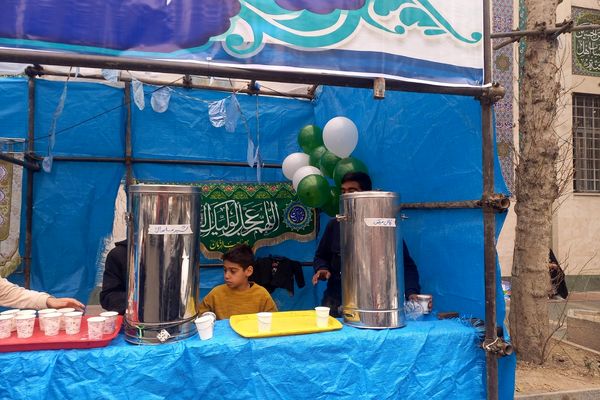 برپایی موکب‌های پذیرایی و فرهنگی در ایام اعتکاف رجبیه