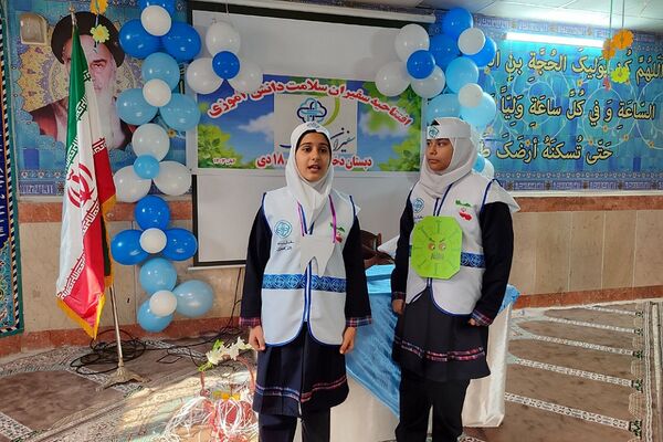افتتاحیه «سفیران سلامت» در دبستان هجده دی ناحیه 2 شهرری 