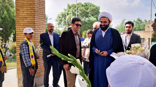 غرفه خبرگزاری پانا و سازمان دانش‌آموزی در مراسم افتتاحیه فعالیت‌های تابستانی