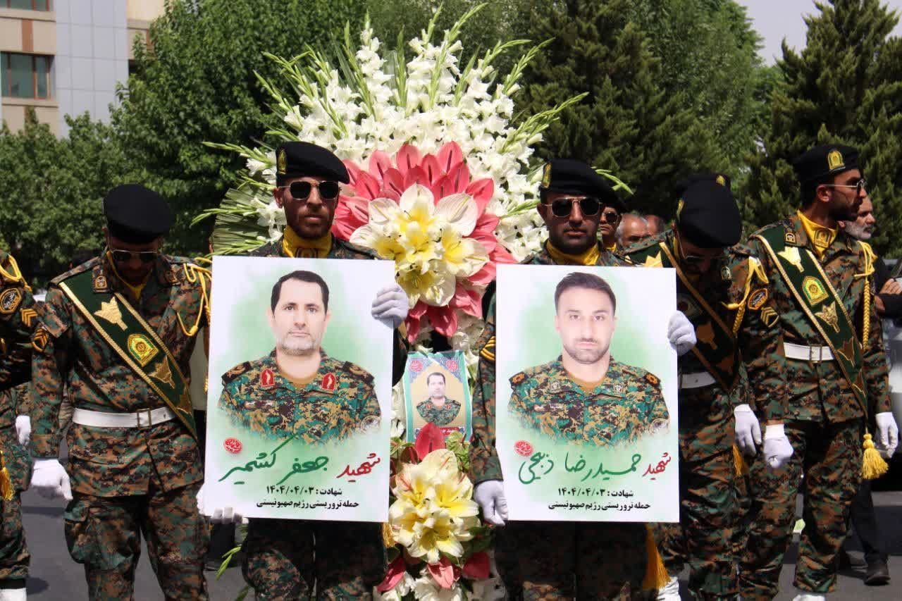 پیکر مدافعان امنیت وطن در خاک زادگاهشان آرام گرفتند