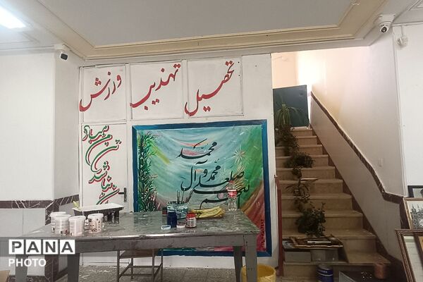 دانش‌آموزان جهادی شهرستان بن به استقبال سال تحصیلی جدید رفتند