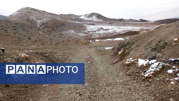 اولین صبح برفی در روستا بتو 