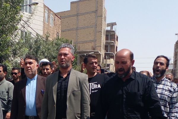 حضور پرشور مردم نصیر شهر در راهپیمایی محکومیت جنایت صهیونیست‌ها 