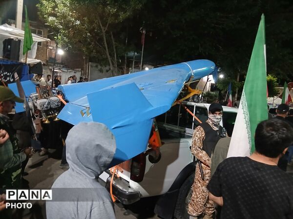 پهپاد‌های شاهد ۱۳۸ در دل خیابان های کرج