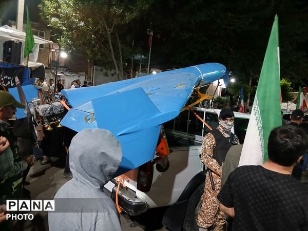 پهپاد‌های شاهد ۱۳۸ در دل خیابان های کرج