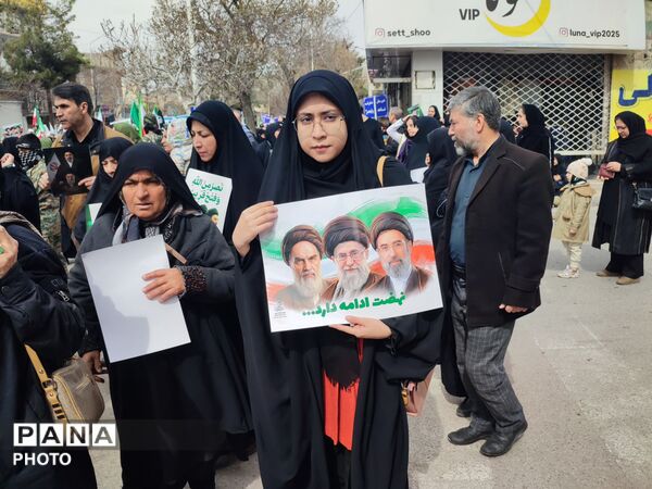 قاب پانا میزبان راهپیمایی روز قدس در شهرستان نیشابور 