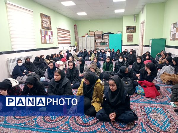 مراسم عزاداری ایام فاطمیه در هنرستان گوهرشاد شیروان