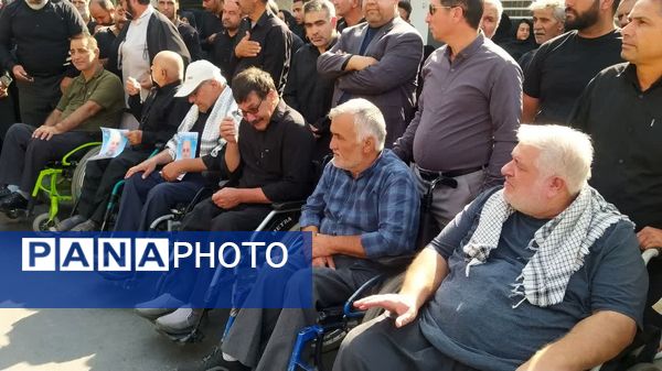 مراسم تشییع پیکر شهید جانباز «علی رفیعی» در کاشمر 