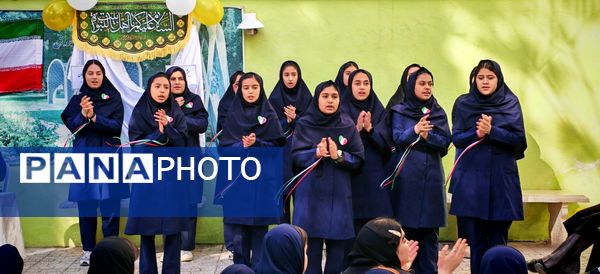 جشن ولادت صاحب الزمان در مدرسه صالحین 