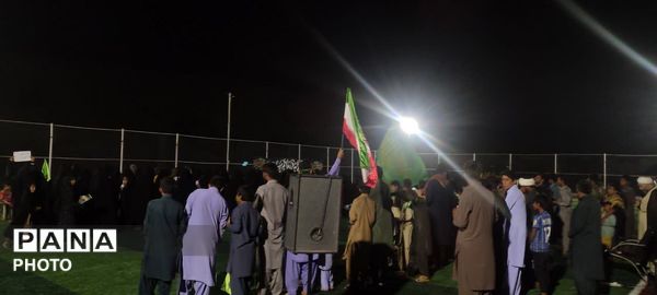 مراسم سوگواری رهبر شهید امام قائد در روستای زیارت پیرکرکان قلعه‌گنج 