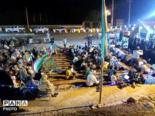 جشن عید غدیر در محله مارم باغ‌شهر فین