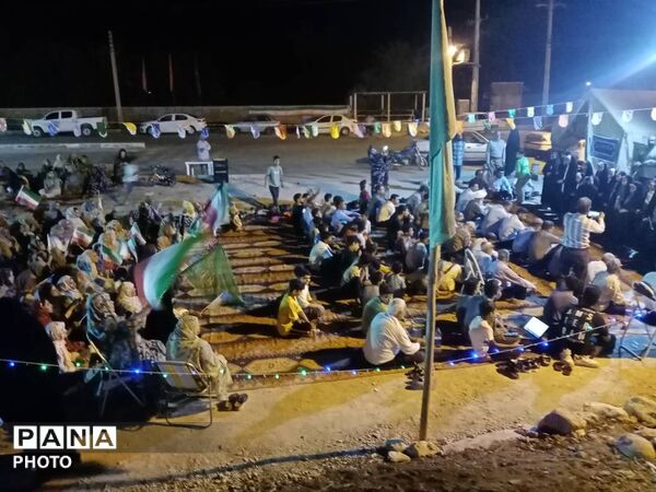 جشن عید غدیر در محله مارم باغ‌شهر فین