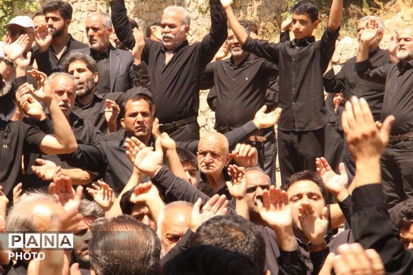 پرسه خوانی صبح تاسوعا در ده بالا یزد