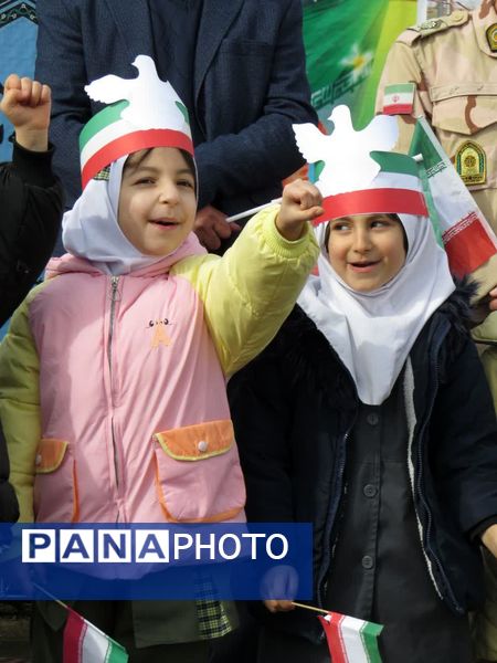 حضور پرشور مردم غلامان در راهپیمایی ۲۲ بهمن