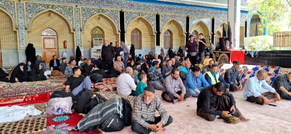 حضور کاروان زائر اولی‌های قم در کربلا