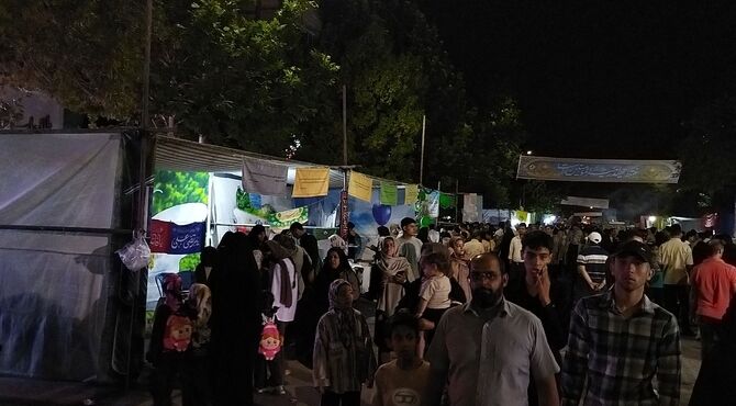 مهمانی کیلومتری غدیر در نیشابور 