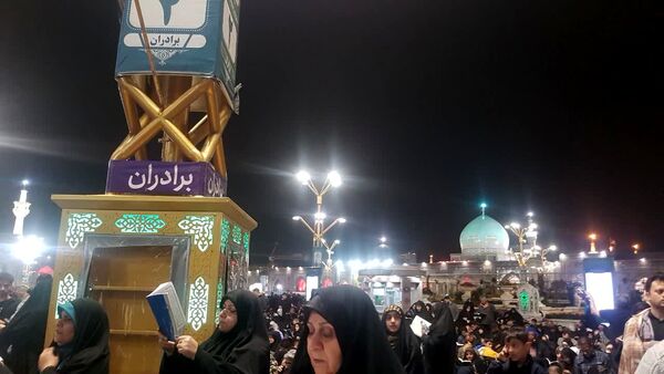 شکوه حضور زائران ومجاوران حرم مطهر رضوی در مراسم شب قدر نوزدهم ماه رمضان