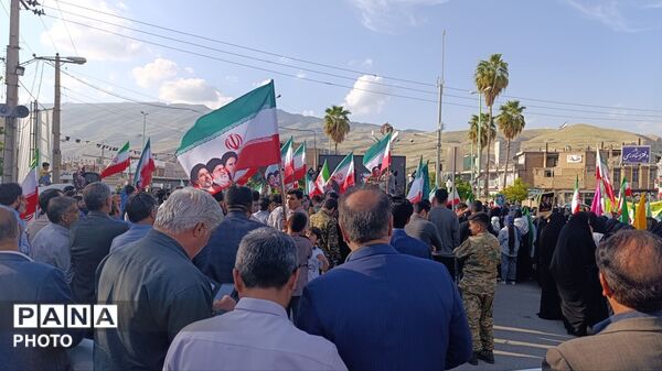 حضور پرشورو حماسی  جان فدایان در شهرستان پلدختر 