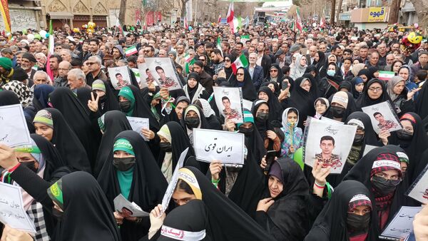 راهپیمایی 22 بهمن با حضور گسترده ای از مردم در شهرستان نیشابور