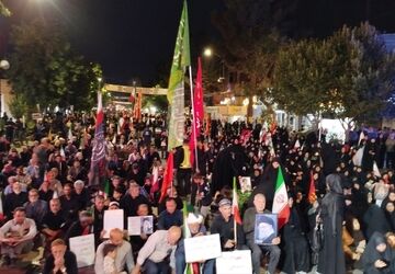 عزاداری امام حسین (ع)در صد و بیست و هفتمین شب