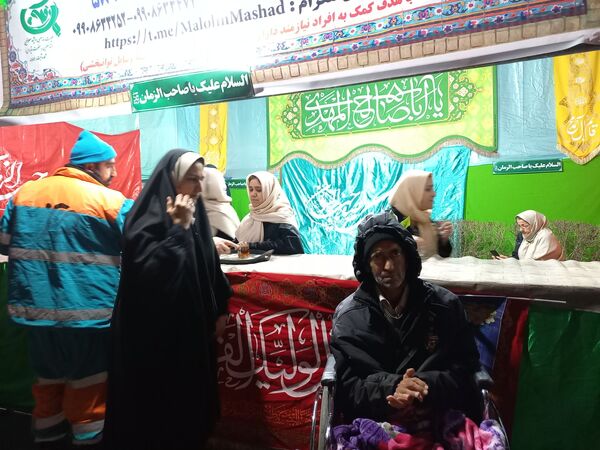 موکب هیات معلولین متوسل به حضرت رقیه (س) درجشن نیمه شعبان 