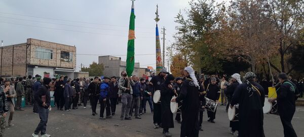 تدفین شهید گمنام در پارک مهر نیشابور 