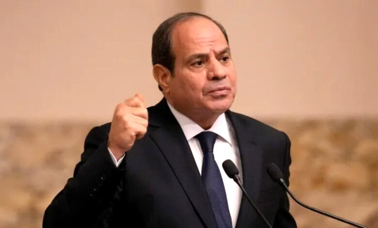 دست رد رئیس جمهور مصر به سینه ترامپ