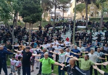 ورزش صبحگاهی خانوادگی در ایلام