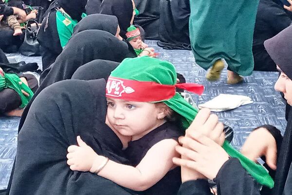 سوگواره شیرخوارگان حسینی در شهرستان باشت