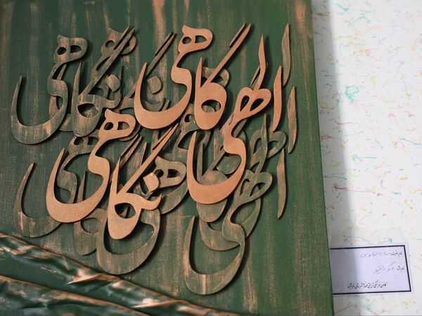 بازدید مدیر کل میراث فرهنگی، گردشگری و صنایع دستی فارس از نمایشگاه آثار هنرمندان در رشته های تابلو فرش و سفال
