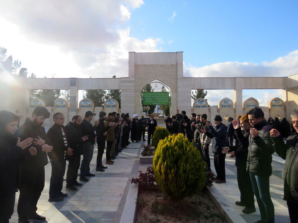 اجتماع و دسته روی عزاداران علوی در شهر درق برگزار شد