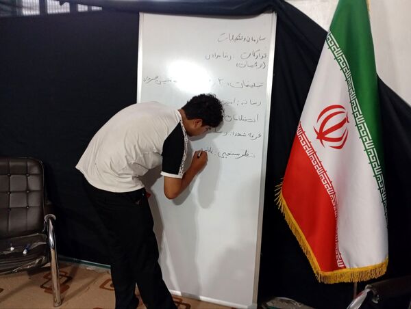 برگزاری جلسه هیات دانش‌آموزی انصارالمهدی شهرستان خانمیرزا
