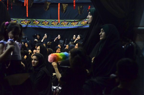 مراسم شب نهم محرم در هیئت فرهنگیان  نیشابور