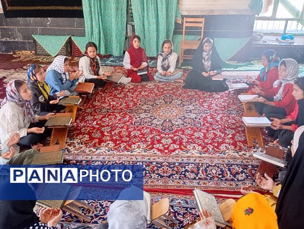 برگزاری کلاس تابستانی قرآن در روستای گزکوه