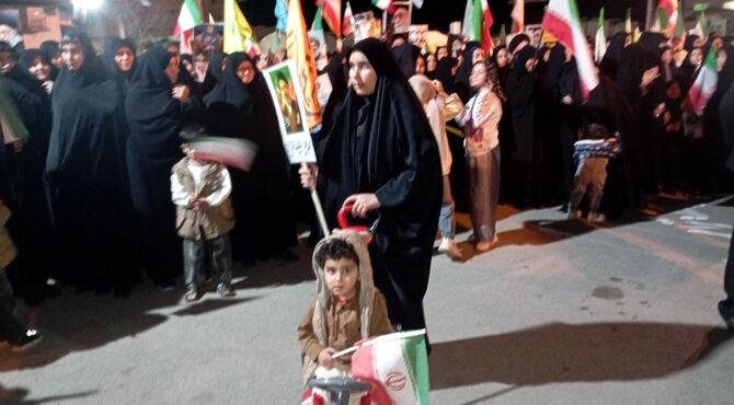 گرامیداشت چهلمین روز شهادت رهبر انقلاب در شهر جعفریه 