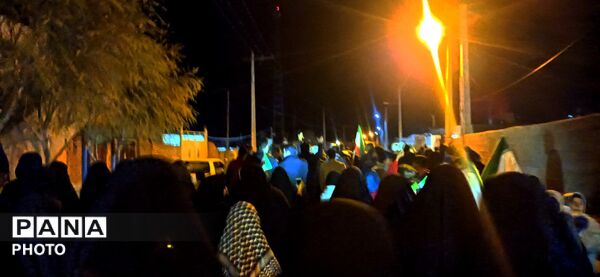 اجتماع و راهپیمایی در روستای همت آباد باخرز