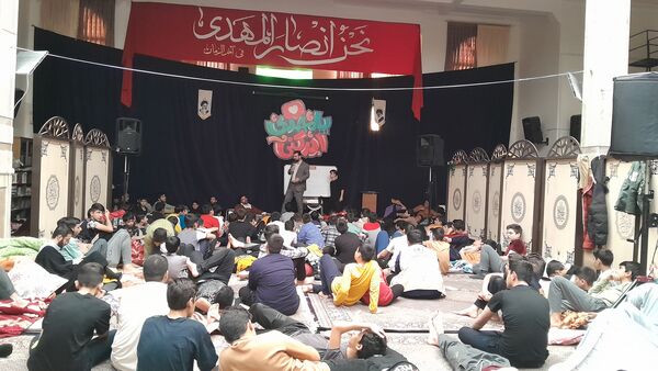 کلاس آموزش سواد رسانه در اعتکاف دانش‌آموزی سه روز در بهشت نیشابور