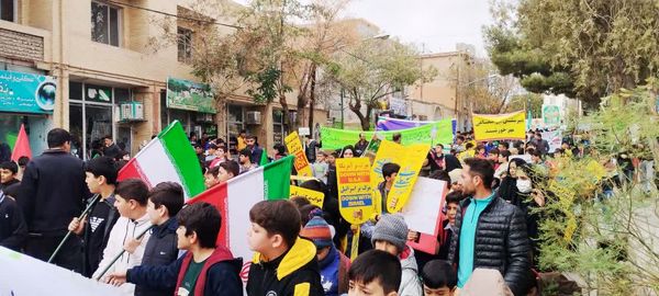 راهپیمایی روز13 آبان در شهر کلات برگزار شد