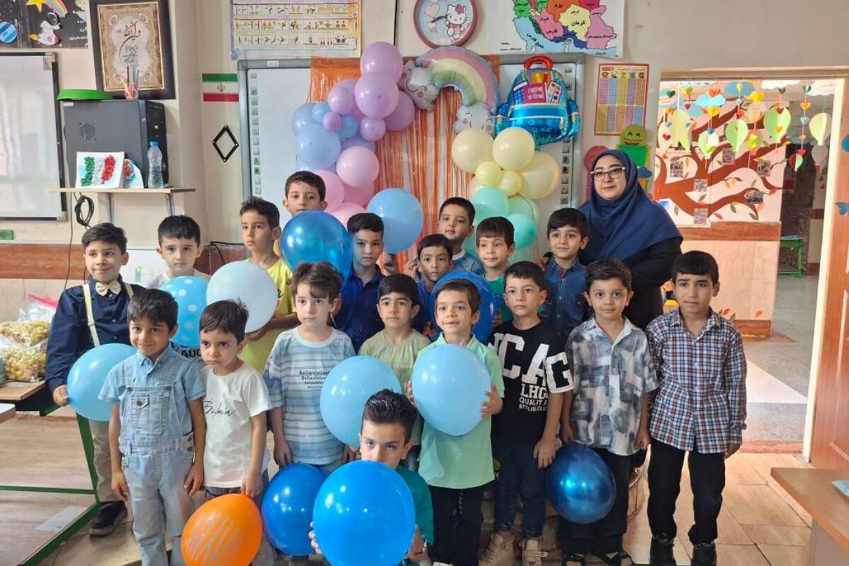 پایان دوره کوتاه‌مدت تابستانه نوآموزان بدو ورود به دبستان در ناحیه دو شهرری 