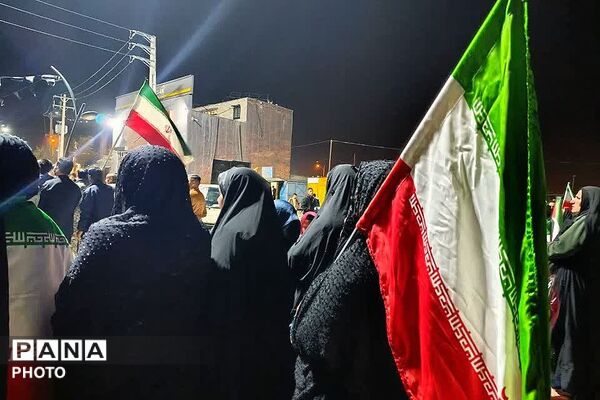 شامگاهی دیگر از حضور و حماسه‌ی مردم دیشموک