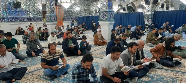 جشن میلاد امام رضا (ع) در امامزاده سید عباس (ع) در بجنورد 