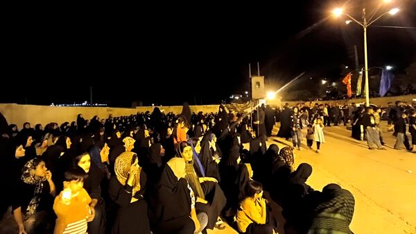  مراسم باشکوه عزاداری شب هفتم محرم در شهرستان مارگون