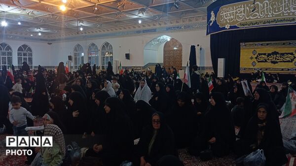 مراسم عزاداری اربعین رهبر انقلاب اسلامی در کاشمر