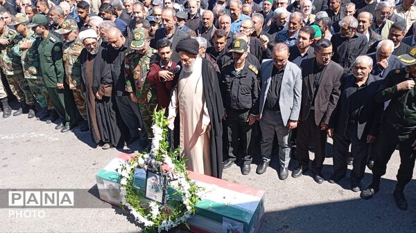 تشیع پیکر شهید محمد عباسی در گرگان
